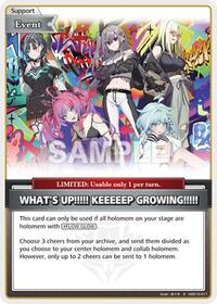 WHAT'S UP!!!!! KEEEEEP GROWING!!!!! (S) | Ayakashi Vermilion | Special | Foil | #hSD10-011