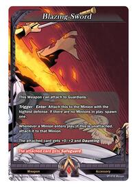 Blazing Sword | The Vault Trials | Promo | Unspecified | #VT-018