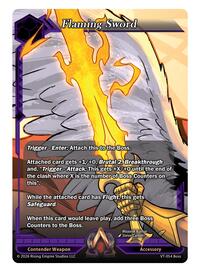 Flaming Sword | The Vault Trials | Promo | Unspecified | #VT-054