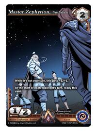 Master Zephyrion, Unshaken | The Vault Trials | Promo | Unspecified | #VTD2-012 (P) White