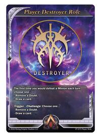 Player Destroyer Role Card | The Vault Trials | Promo | Unspecified | #VT-073