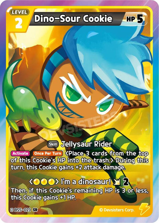 Dino-Sour Cookie BS5-023 Super Rare Foil