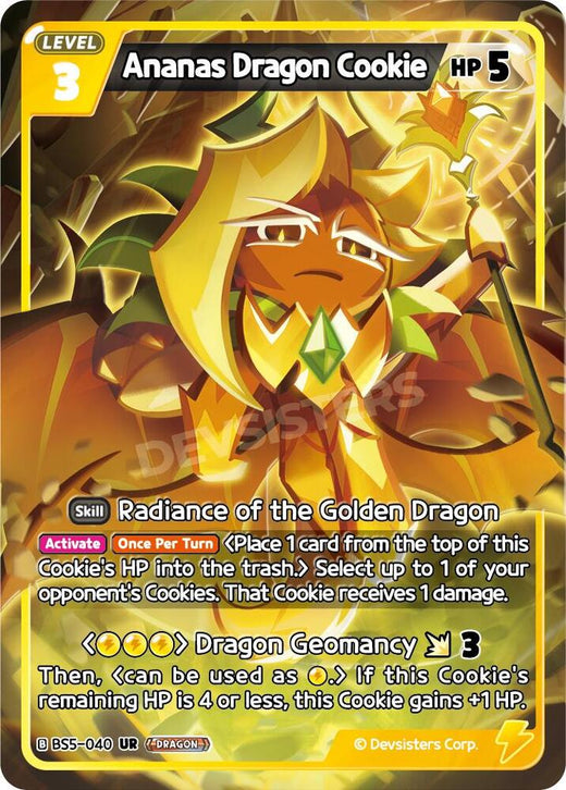 Ananas Dragon Cookie BS5-040 Ultra Rare