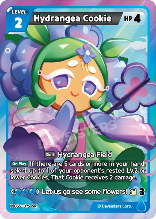 Hydrangea Cookie BS5-075 Super Rare Foil