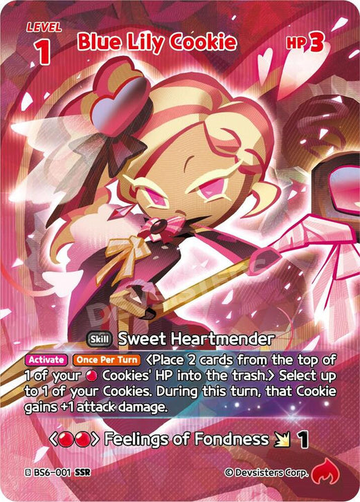 Blue Lily Cookie (SSR) BS6-001 Secret Super Rare