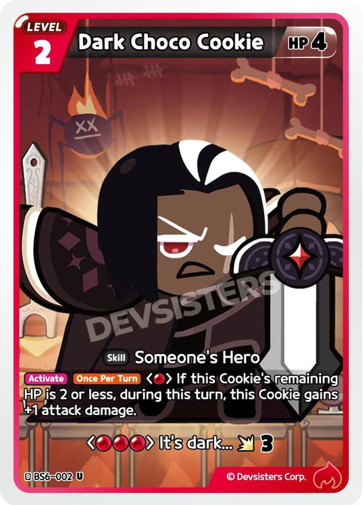 Dark Choco Cookie (002) BS6-002 Uncommon