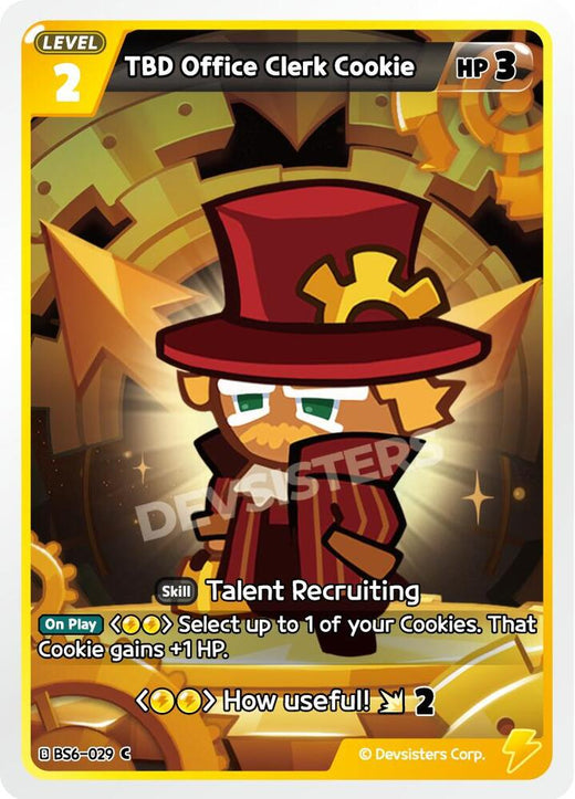 TBD Office Clerk Cookie BS6-029 Common