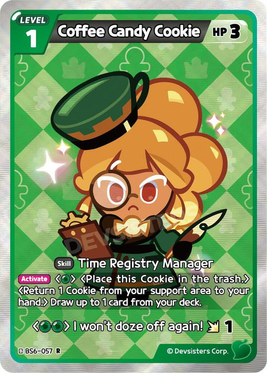 Coffee Candy Cookie (057) BS6-057 Rare Foil