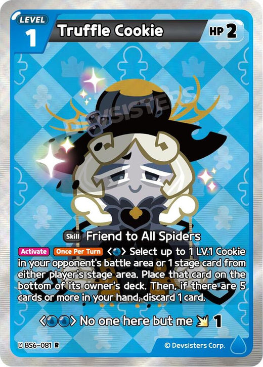 Truffle Cookie BS6-081 Rare
