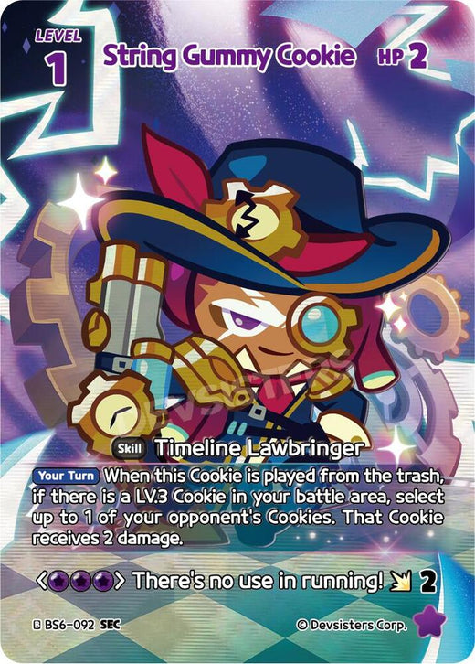 String Gummy Cookie (092) (SEC) BS6-092 Secret Rare