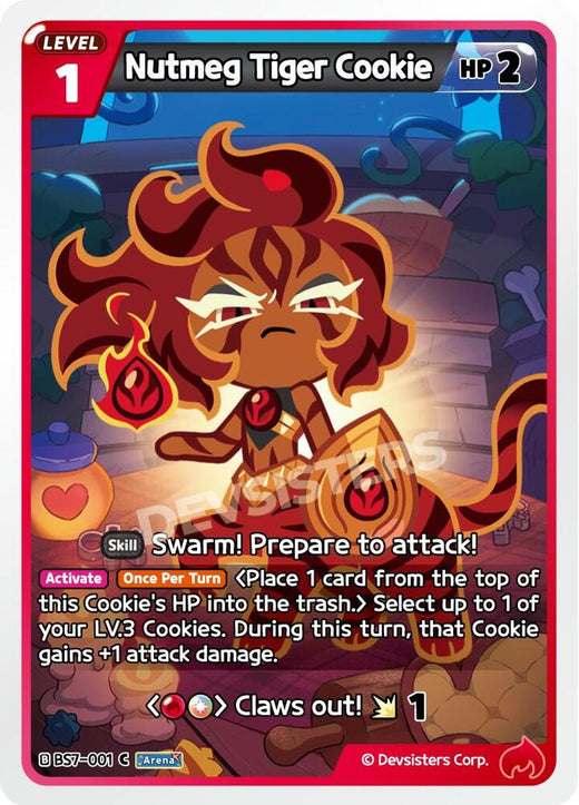 Nutmeg Tiger Cookie BS7-001 Common