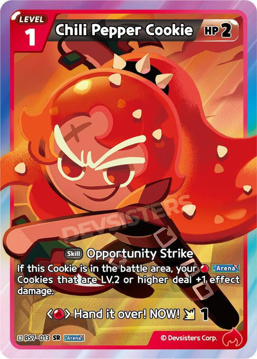 Chili Pepper Cookie (013) BS7-013 Super Rare Foil