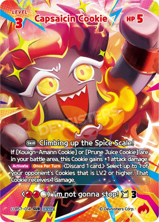 Capsaicin Cookie (SUR) BS7-014 Secret Ultra Rare Foil