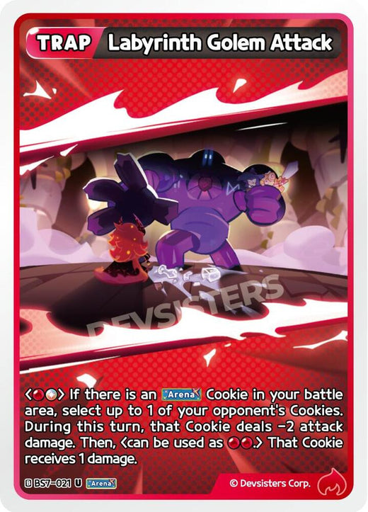 Labyrinth Golem Attack BS7-021 Uncommon