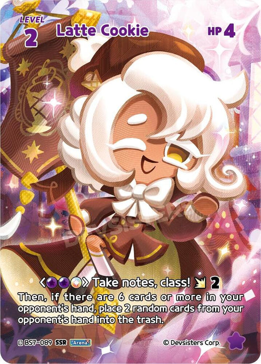 Latte Cookie (SSR) BS7-089 Secret Super Rare