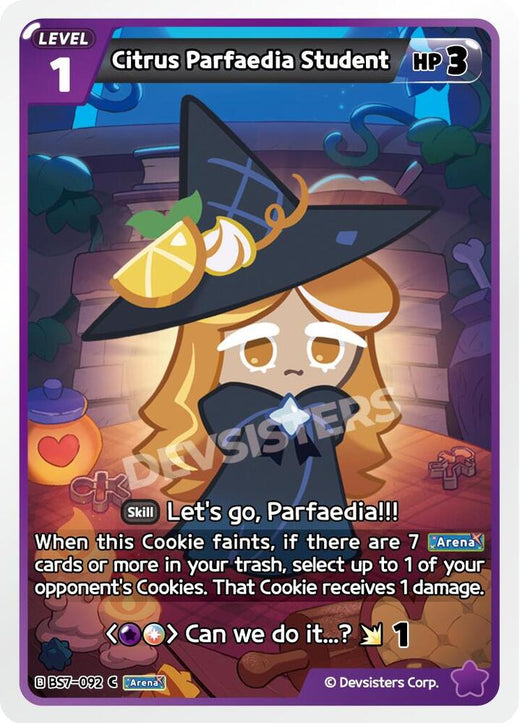 Citrus Parfaedia Student BS7-092 Common