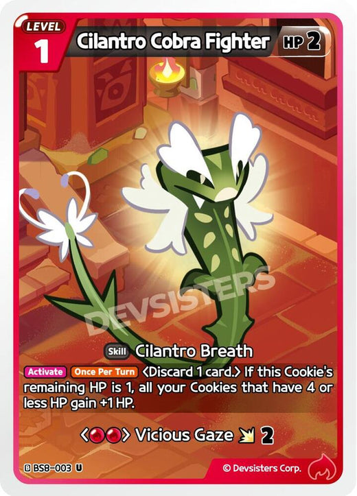 Cilantro Cobra Fighter BS8-003 Uncommon