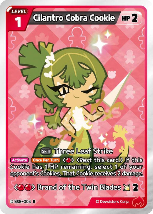 Cilantro Cobra Cookie BS8-004 Rare Foil