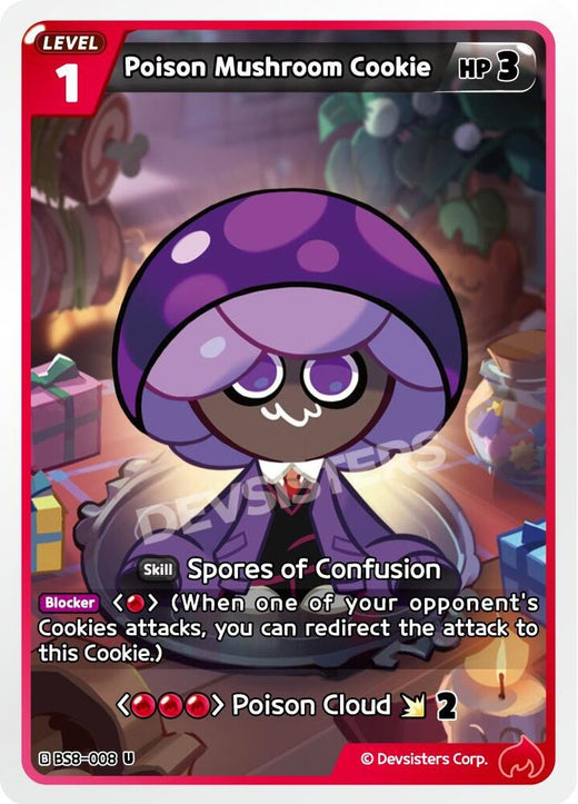 Poison Mushroom Cookie BS8-008 Uncommon