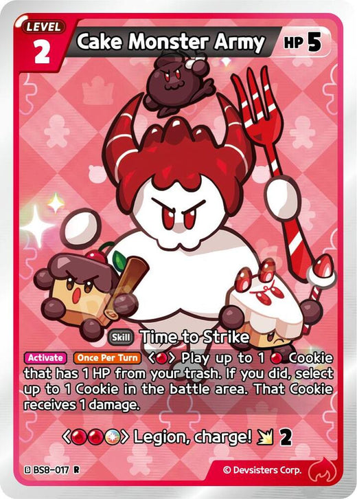 Cake Monster Army BS8-017 Rare Foil