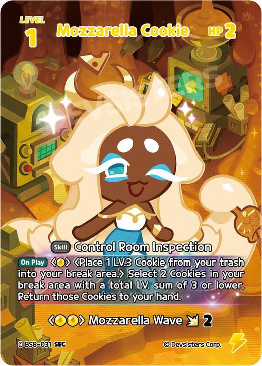 Mozzarella Cookie (SEC) BS8-031 Secret Rare Foil