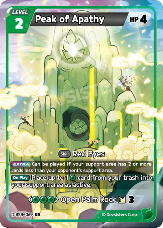 Peak of Apathy BS8-069 Ultra Rare Foil