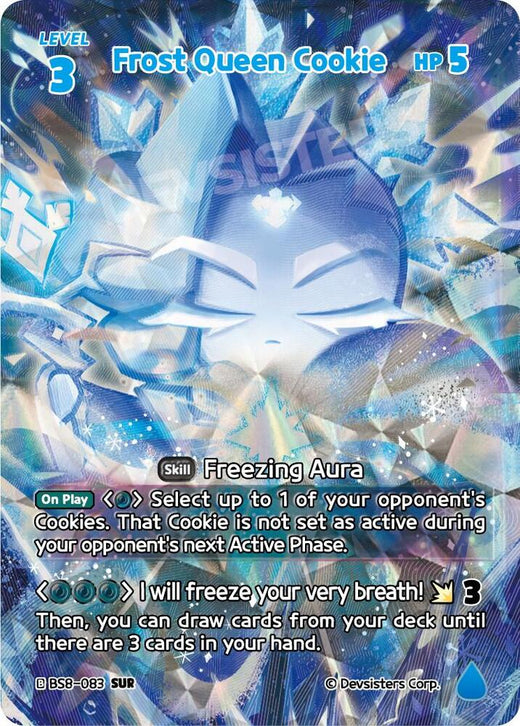 Frost Queen Cookie (SUR) BS8-083 Secret Ultra Rare
