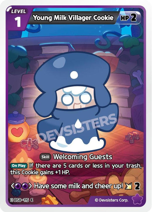 Young Milk Villager Cookie BS8-115 Common