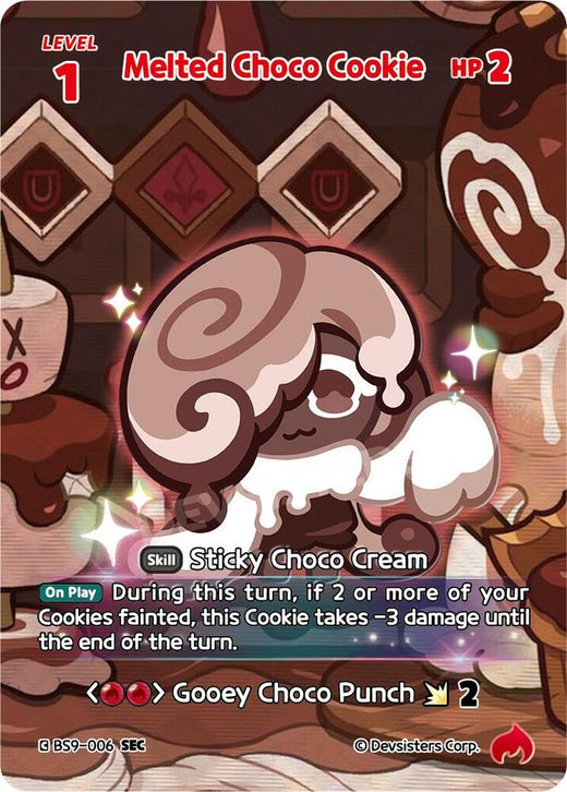 Melted Choco Cookie (SEC) BS9-006 Secret Rare Foil