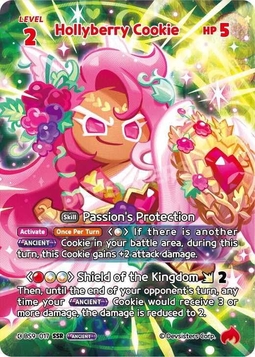 Hollyberry Cookie (SSR) BS9-017 Secret Super Rare