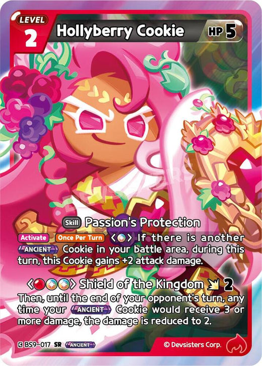 Hollyberry Cookie BS9-017 Super Rare Foil