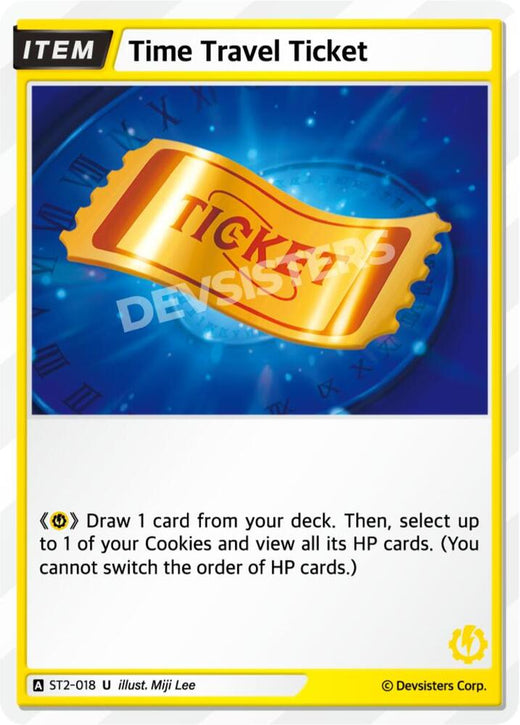 Time Travel Ticket ST2-018 Uncommon