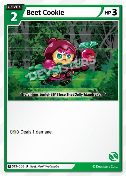 Beet Cookie ST3-006 Uncommon