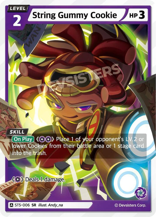 String Gummy Cookie ST5-006 Super Rare