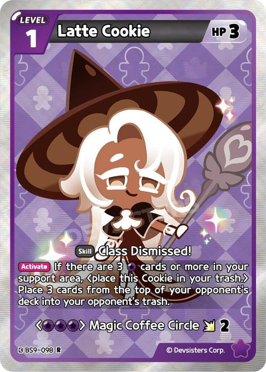 Latte Cookie (Ver. 2) BS9-098 Rare Foil