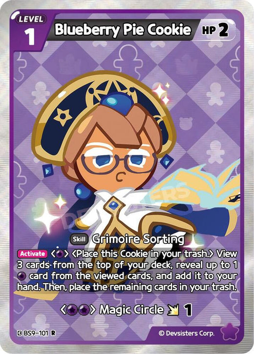 Blueberry Pie Cookie BS9-101 Rare Foil