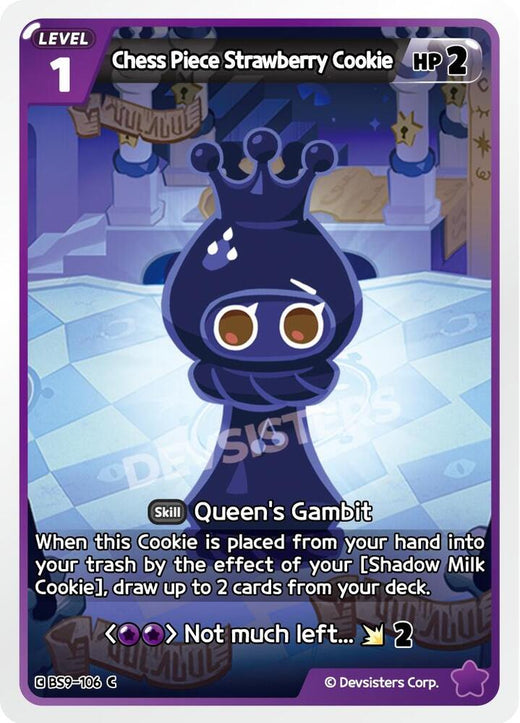 Chess Piece Strawberry Cookie BS9-106 Common
