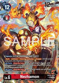 Nezhamon (Alternate Art) | Digital World Shambala | Super Rare | Foil | #EX12-019 SR