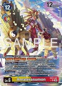 Amaterasumon (Alternate Art) | Digital World Shambala | Super Rare | Foil | #EX12-047 SR