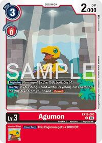 Agumon | Digital World Shambala | Uncommon | Normal | #EX12-005 U