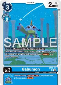 Gabumon | Digital World Shambala | Uncommon | Normal | #EX12-021 U