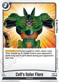 Cell's Solar Flare | Cross Force Release Event Cards | Uncommon | Normal | #FB10-119