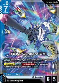 Hi-Nu Gundam (EX) | Eternal Nexus | Legend Rare | Holofoil | #EB01-002
