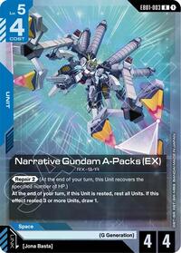 Narrative Gundam A-Packs (EX) | Eternal Nexus | Rare | Holofoil | #EB01-003