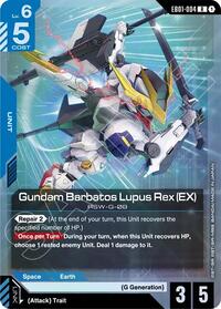Gundam Barbatos Lupus Rex (EX) | Eternal Nexus | Rare | Holofoil | #EB01-004