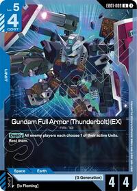 Gundam Full Armor (Thunderbolt) (EX) | Eternal Nexus | Uncommon | Normal | #EB01-009