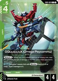 GQuuuuuuX (Omega Psycommu) | Eternal Nexus | Rare | Holofoil | #EB01-024
