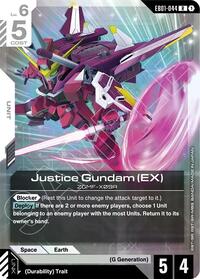 Justice Gundam (EX) | Eternal Nexus | Rare | Holofoil | #EB01-044
