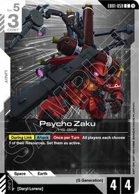 Psycho Zaku | Eternal Nexus | Common | Normal | #EB01-059