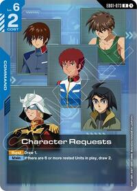 Character Requests | Eternal Nexus | Rare | Holofoil | #EB01-073